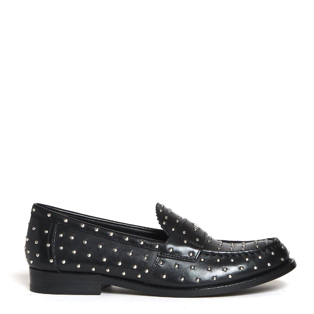 Sorelle Perego classic stud loafer black Fino Al -60%