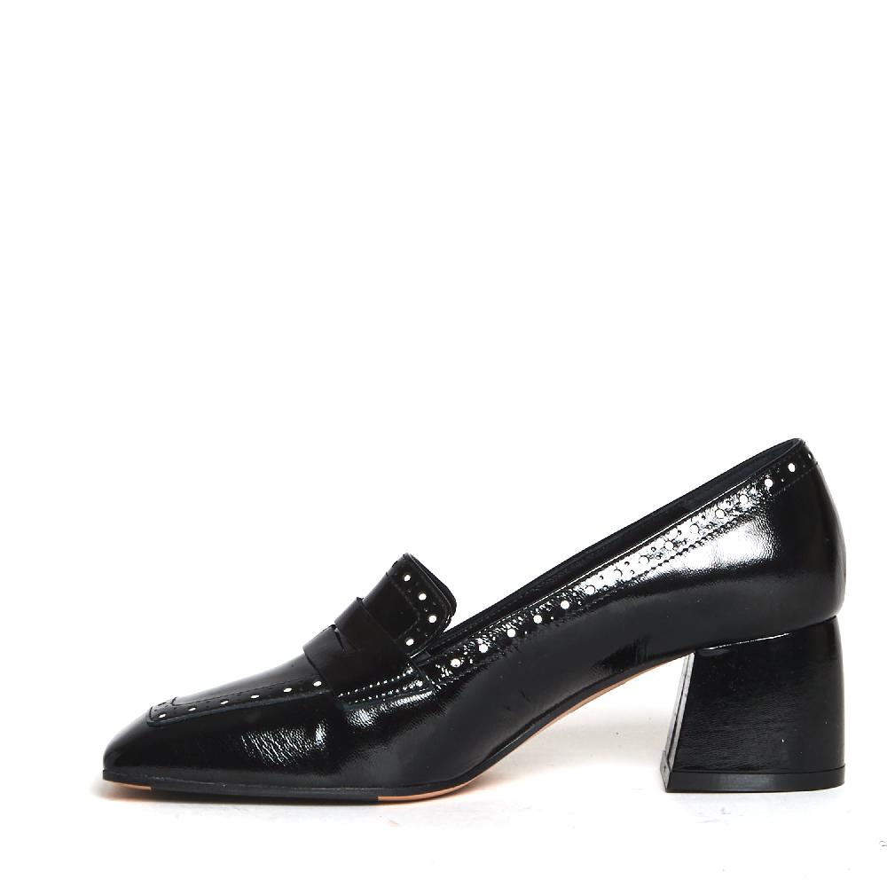 Sorelle Perego mocassino tacco 5 cm nero Prezzo Ridotto