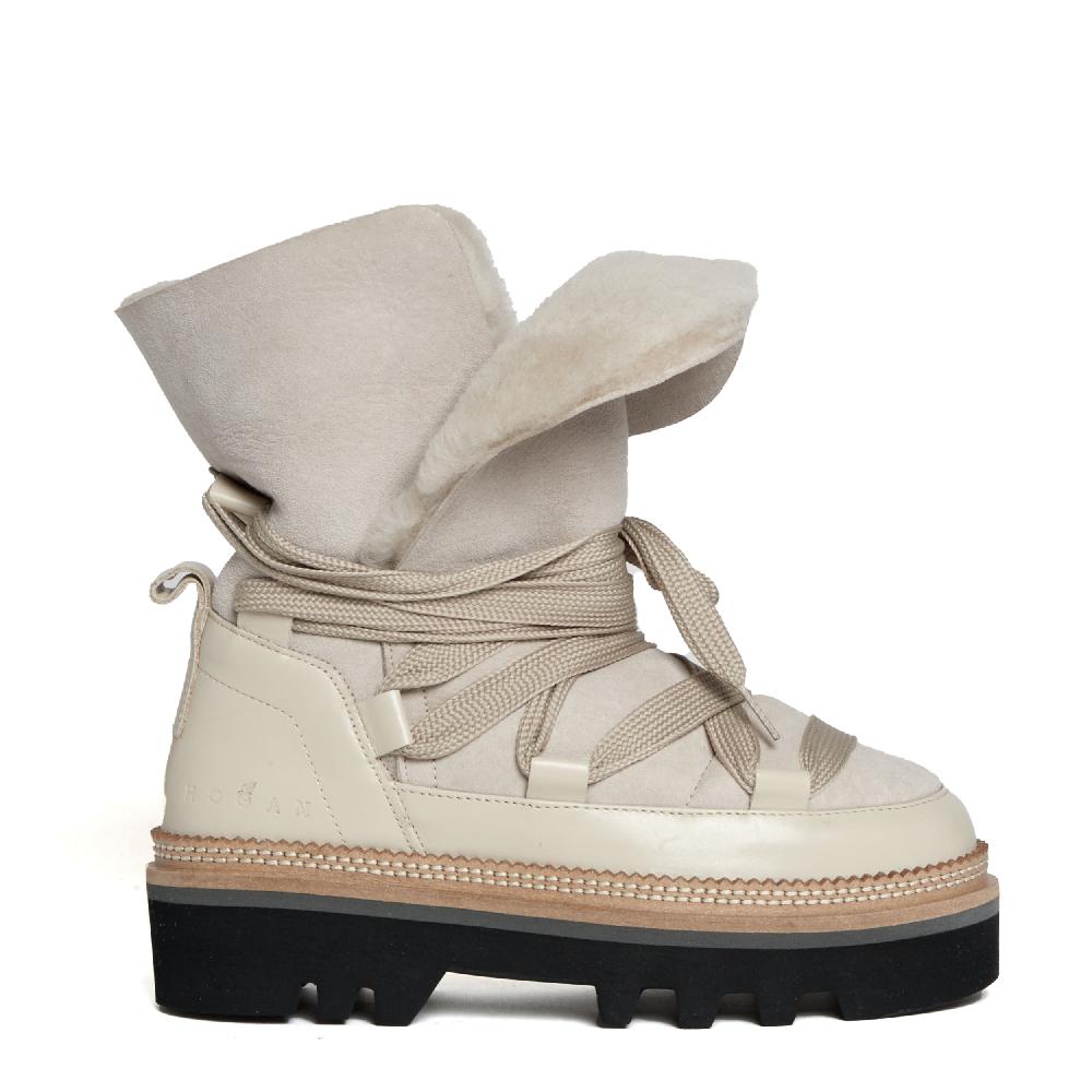Sorelle Perego stivaletto montone beige Presa