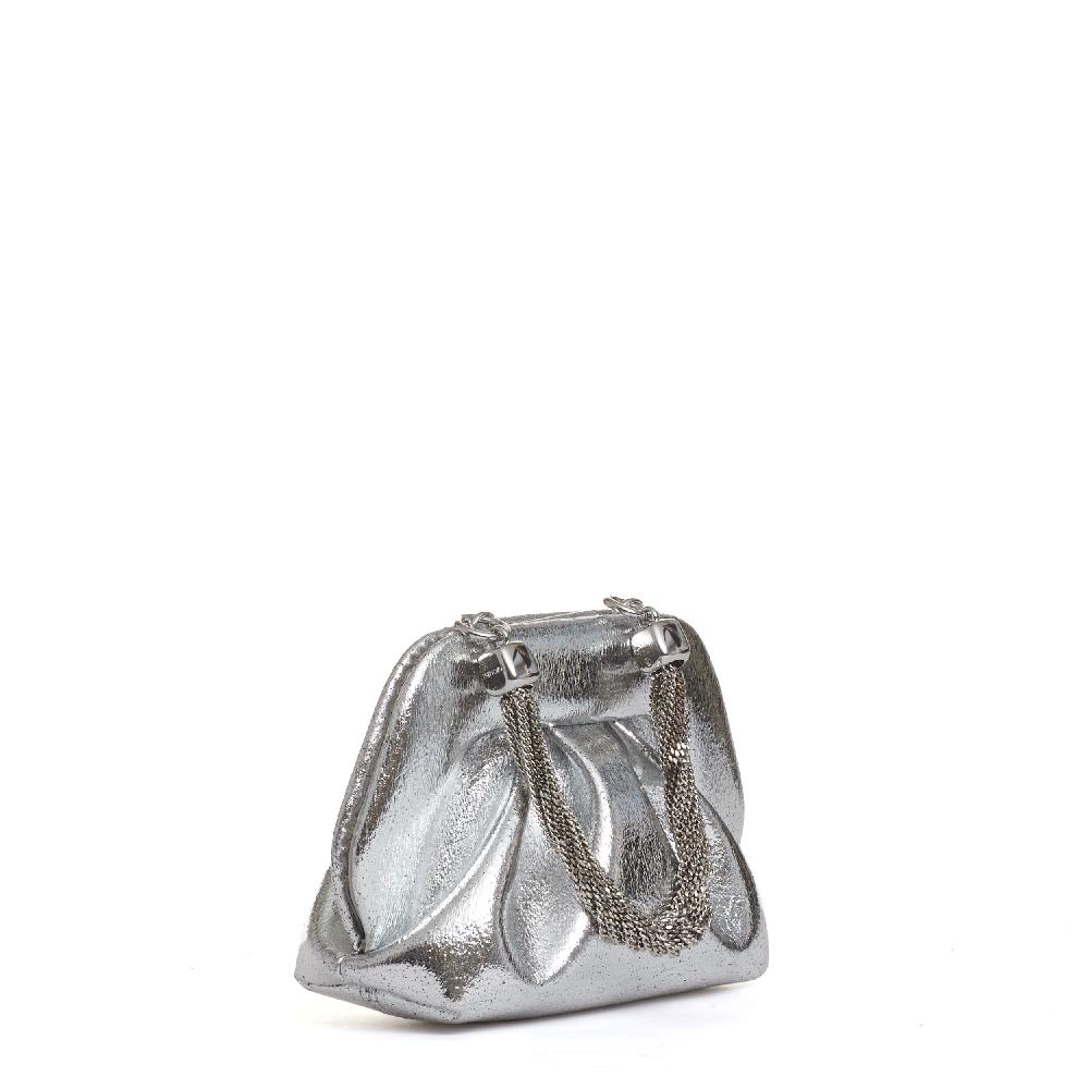 Sorelle Perego clutch argento manico catena Hotsell