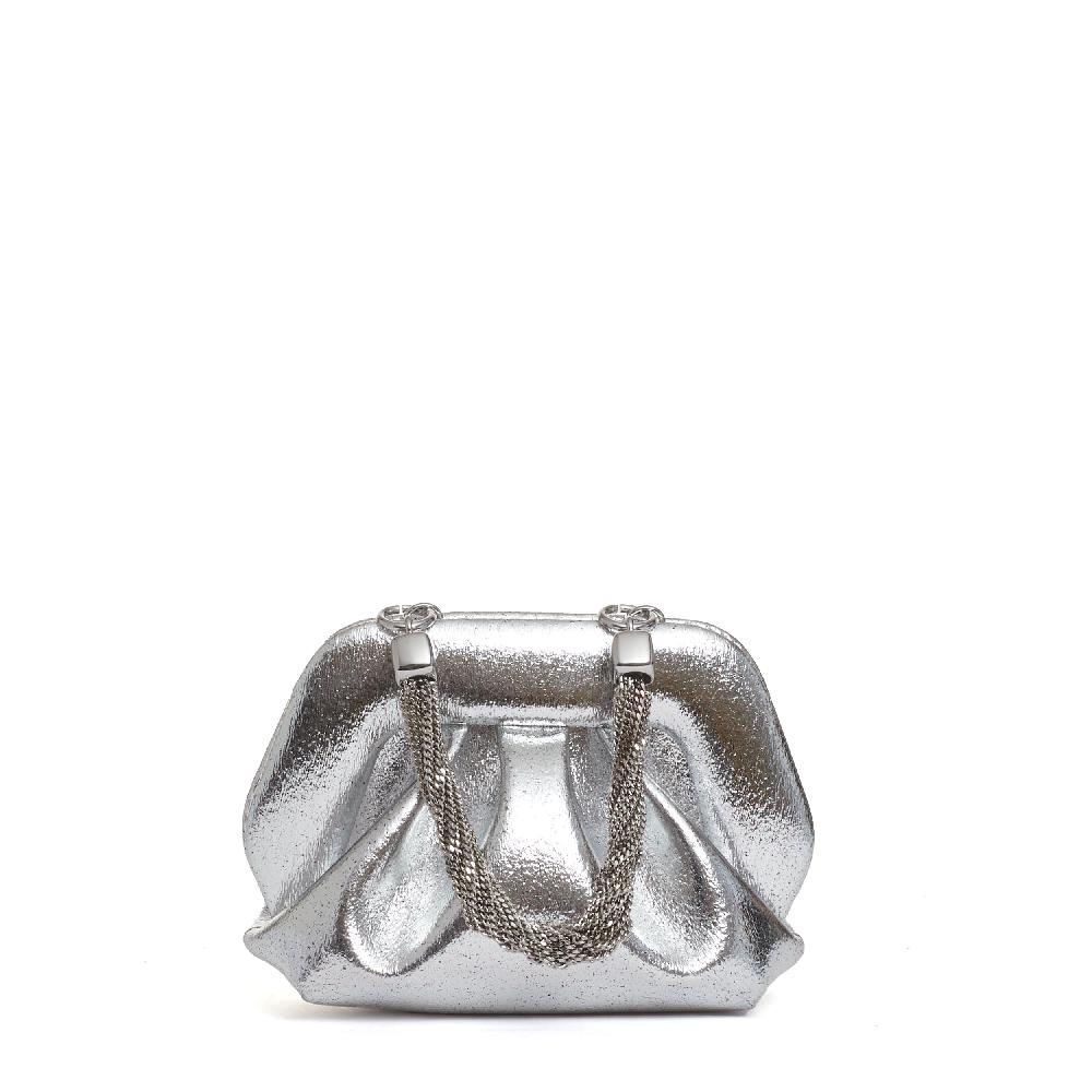 Sorelle Perego clutch argento manico catena Hotsell