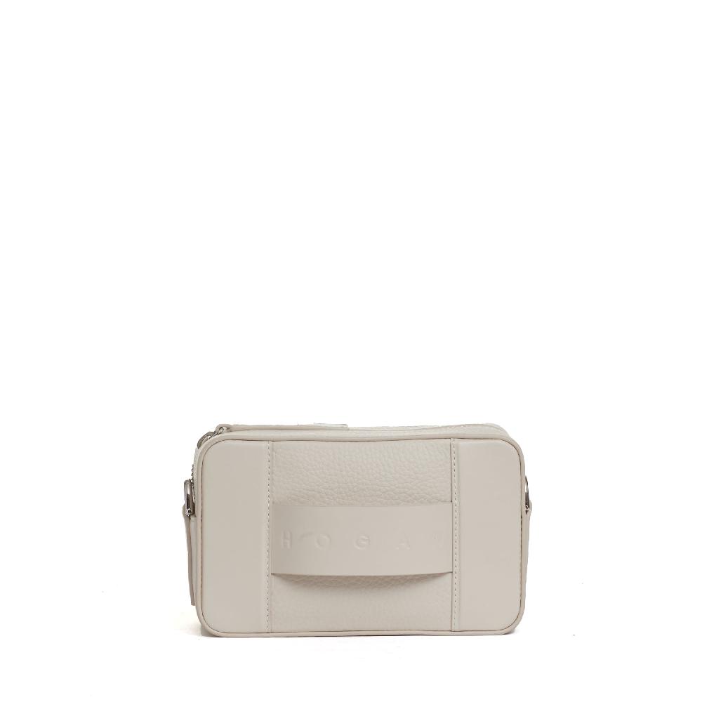 Sorelle Perego camera bag pelle panna Vendita Calda