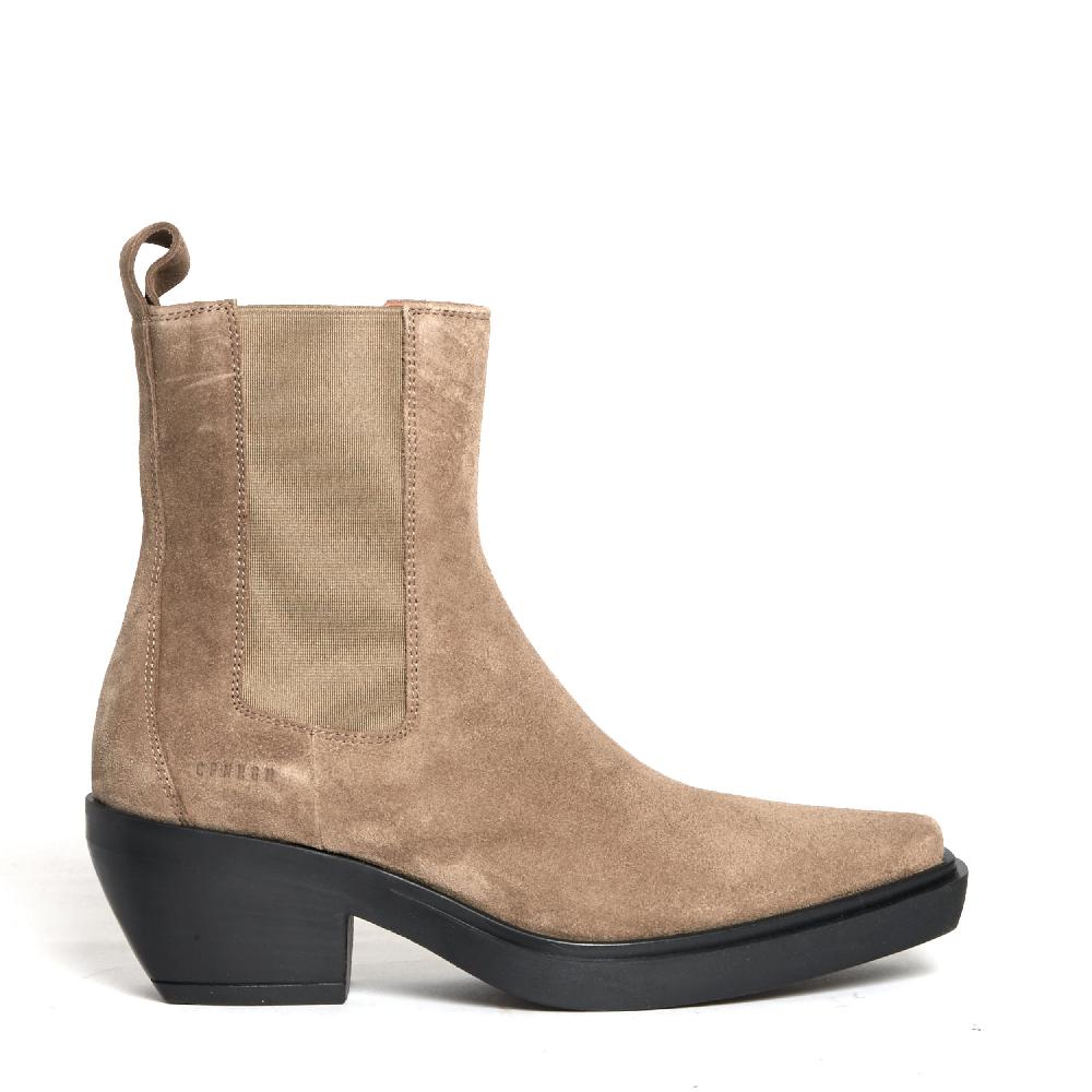 Sorelle Perego texano camoscio taupe Saldi Di Fabbrica