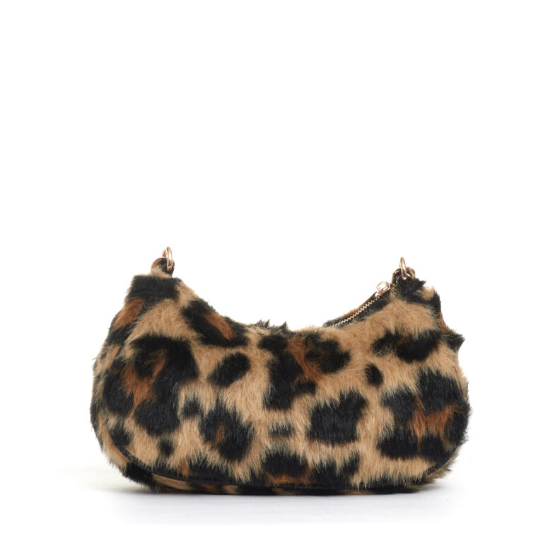 Sorelle Perego borse hobo ecofur leopardo Spedizione Gratuita