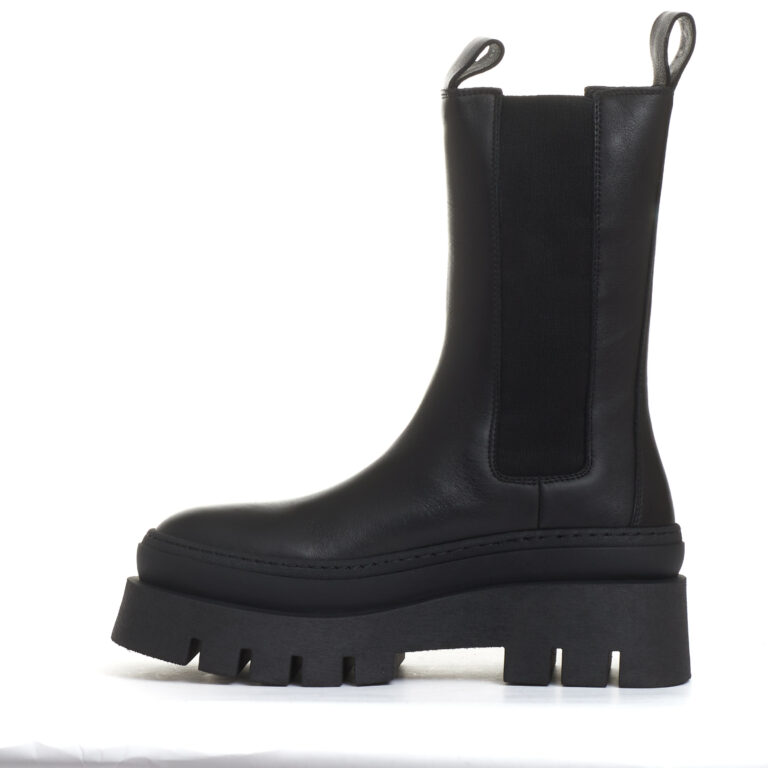 Sorelle Perego chelsea boot doppio fondo nero Negozi Online