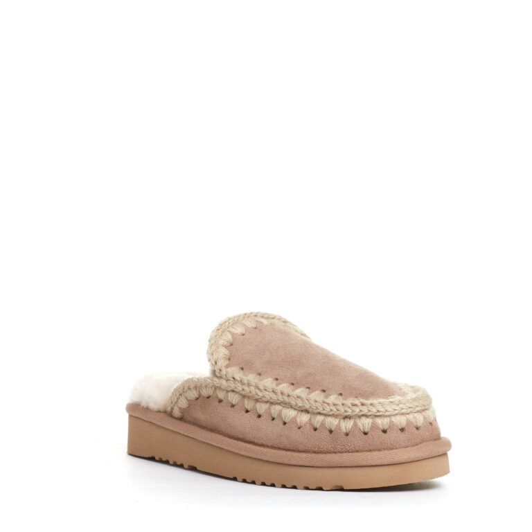 Sorelle Perego eskimo ciabatta camoscio beige Prezzo Ridotto