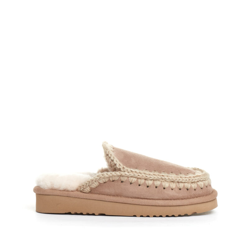 Sorelle Perego eskimo ciabatta camoscio beige Prezzo Ridotto
