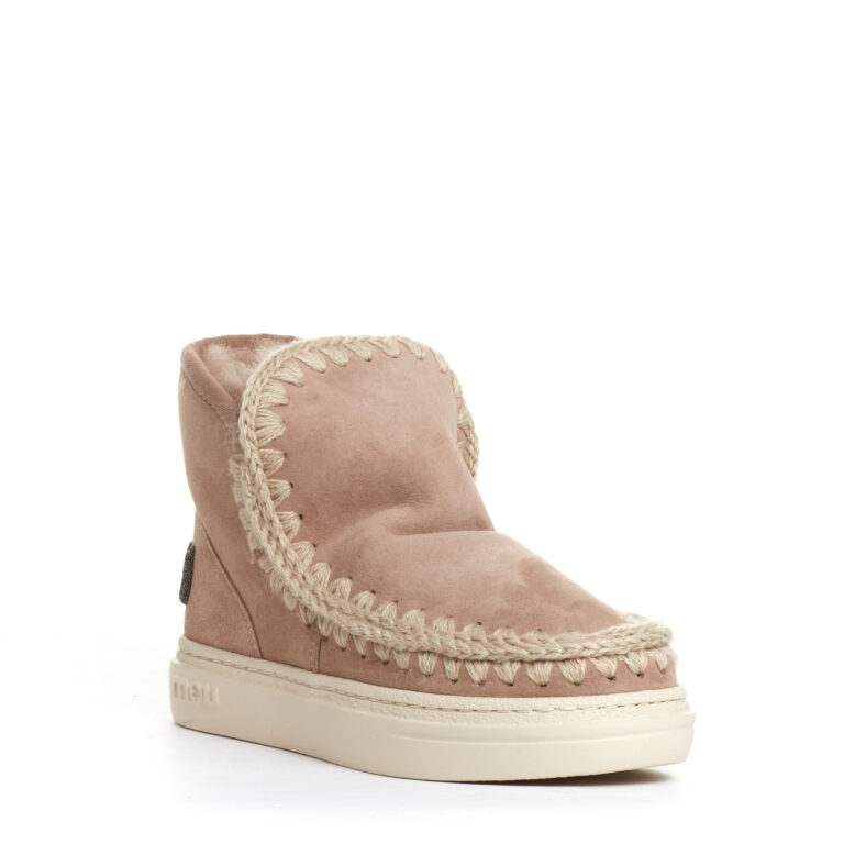 Sorelle Perego boot eskimo fondo sneakers camoscio nude Novità