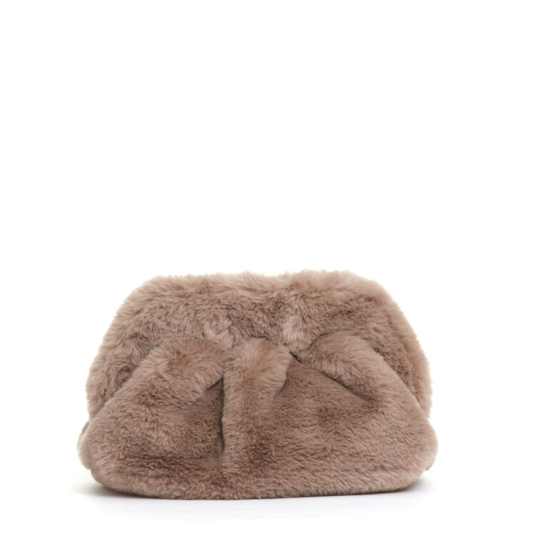 Sorelle Perego clutch ecofur beige Italia