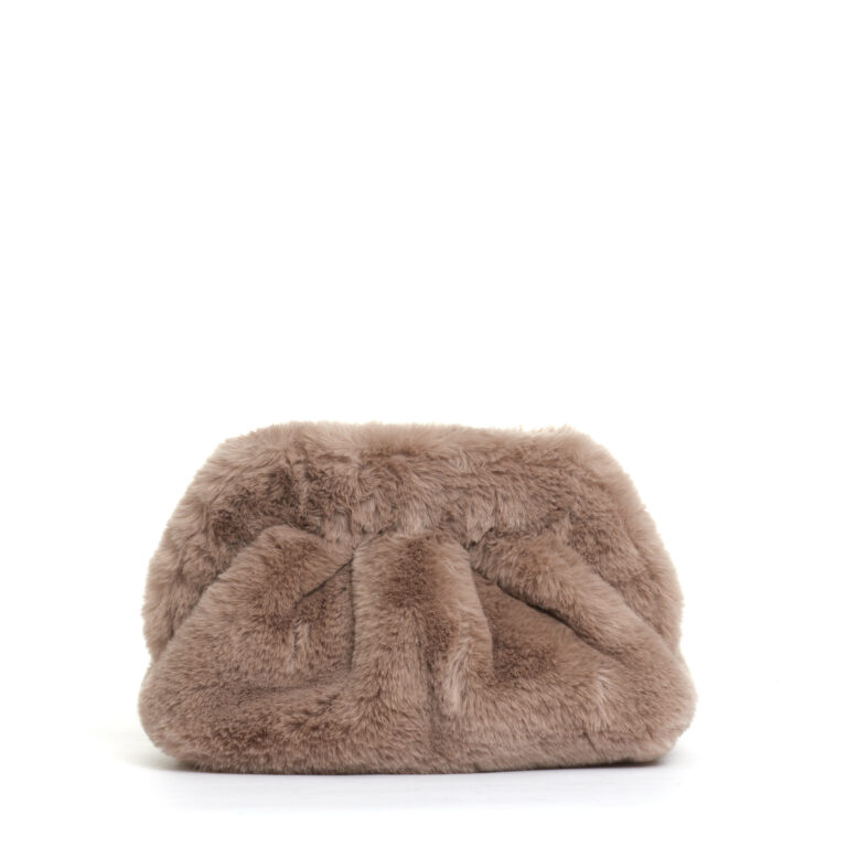 Sorelle Perego clutch ecofur beige Italia