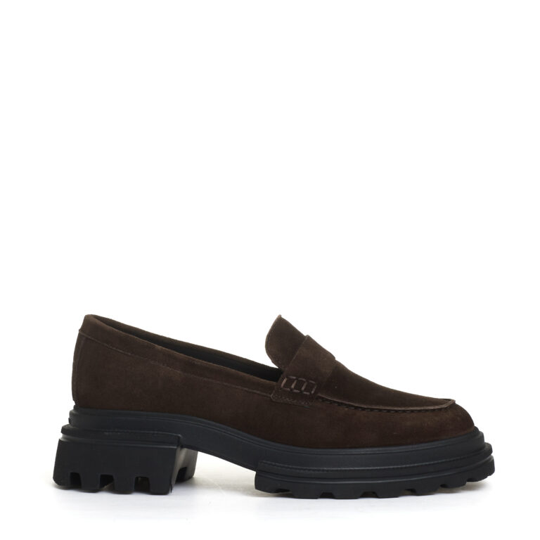 Sorelle Perego mocassino camoscio marrone Promozione