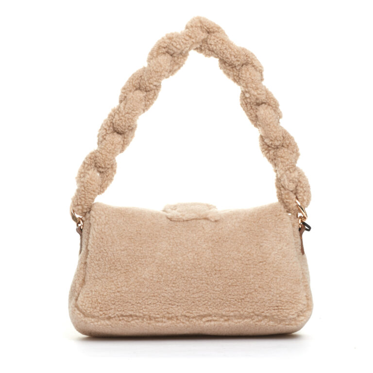 Sorelle Perego borsa teddy beige con orsetto metallo Acquista Ora