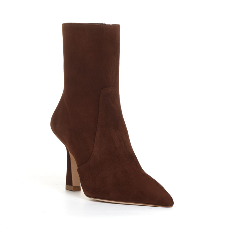 Sorelle Perego stivaletto camoscio caffe tacco 80 mm Novità