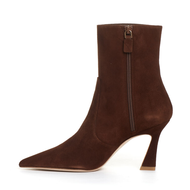 Sorelle Perego stivaletto camoscio caffe tacco 80 mm Novità