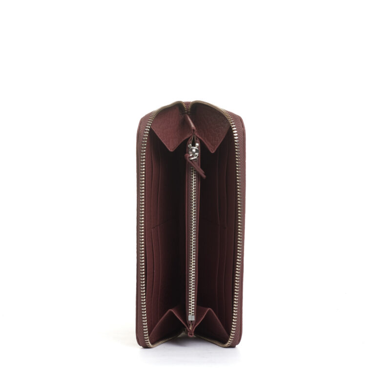Sorelle Perego portafoglio zip around Bordeaux Offerte