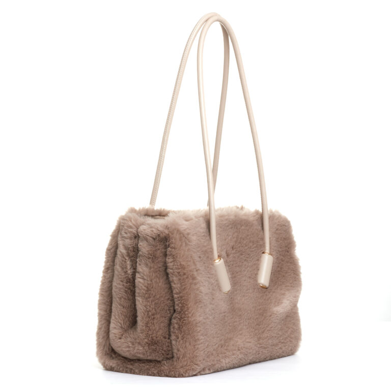 Sorelle Perego borsa in ecofur panna Moda