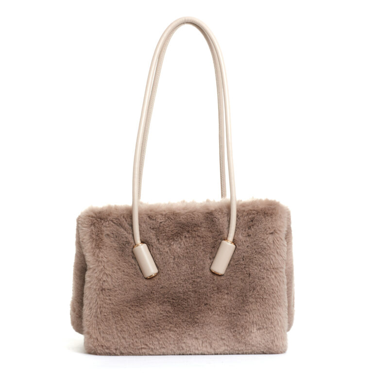 Sorelle Perego borsa in ecofur panna Moda
