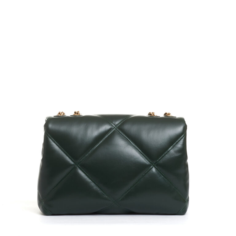 Sorelle Perego kira diamond big shoulder bag verde Italia