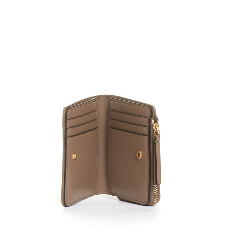 Sorelle Perego bi-fold wallet taupe 2025