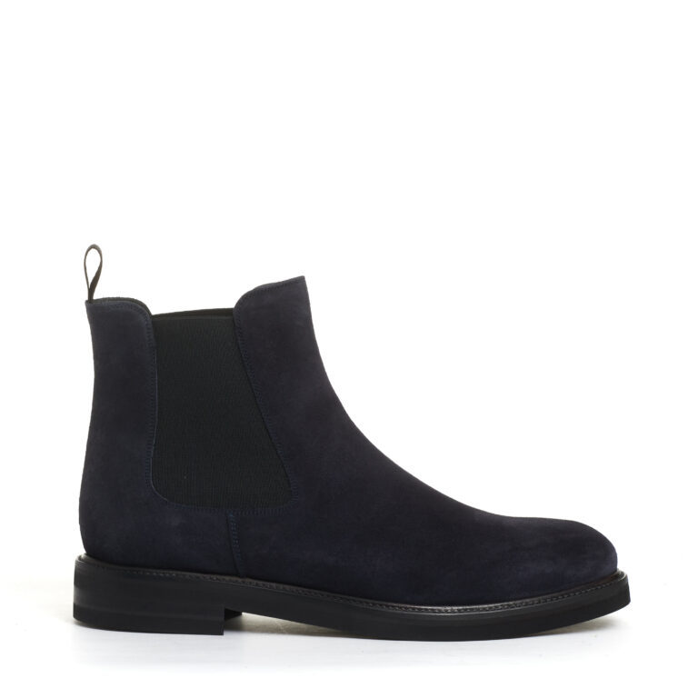 Sorelle Perego beatles liscio camoscio blu Online