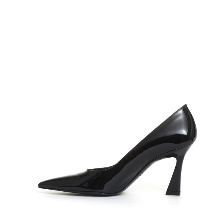 Sorelle Perego pump vernice black tacco 85 mm Saldi Di Fabbrica