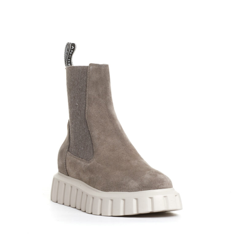 Sorelle Perego chelsea boot camoscio grigio Nuovo