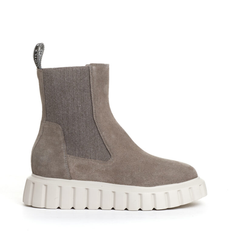 Sorelle Perego chelsea boot camoscio grigio Nuovo