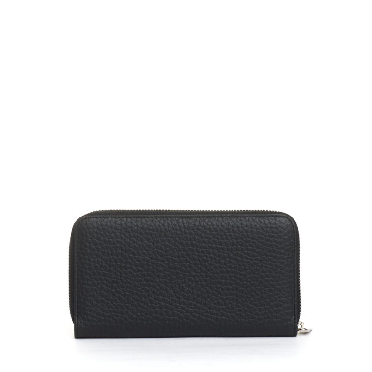 Sorelle Perego portafoglio zip around nero Spedizione Gratuita