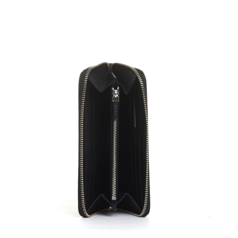 Sorelle Perego portafoglio zip around nero Spedizione Gratuita