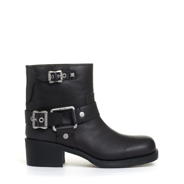 Sorelle Perego biker basso con fibbie nero Soddisfazione Garantita