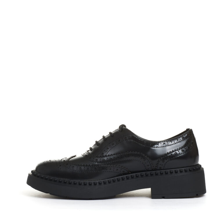 Sorelle Perego stringata pelle nera inglese Offerte esclusive