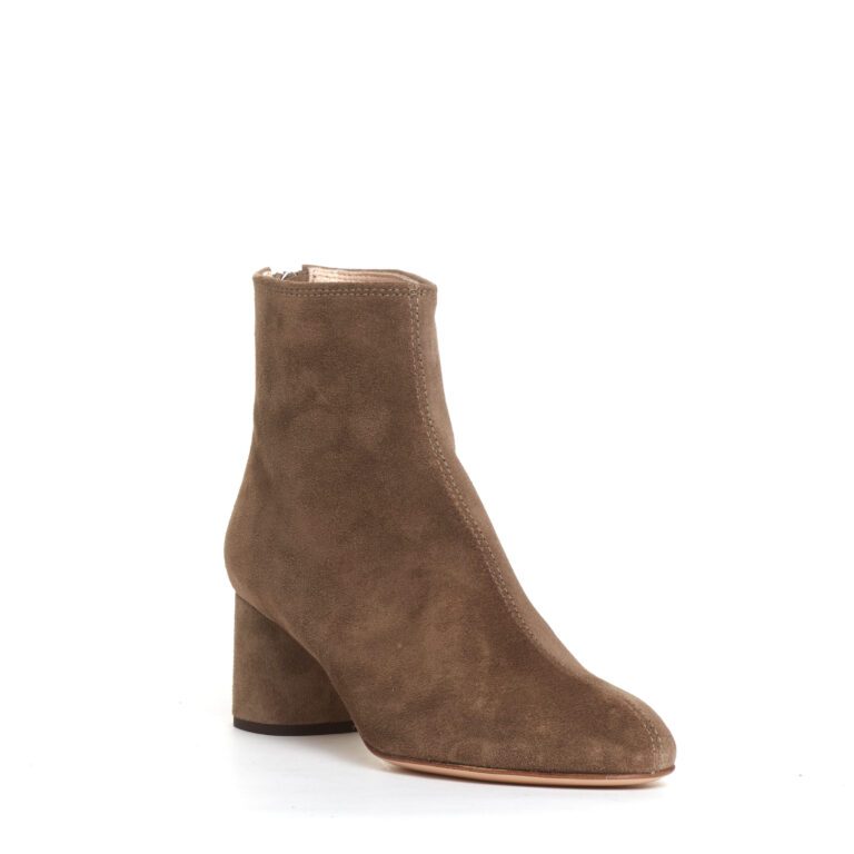 Sorelle Perego stivaletto camoscio taupe tacco 60 mm Negozi Online