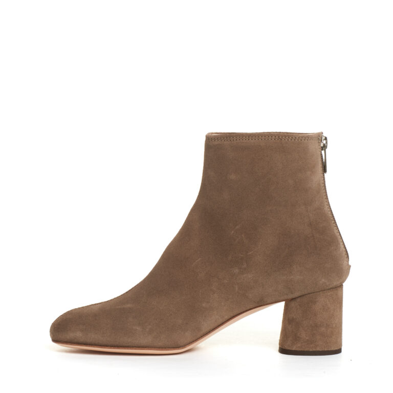 Sorelle Perego stivaletto camoscio taupe tacco 60 mm Negozi Online