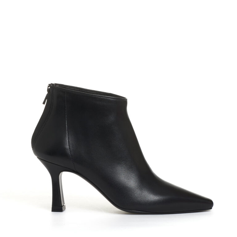 Sorelle Perego stivaletto pelle nera tacco 70 mm Promozione Limitata