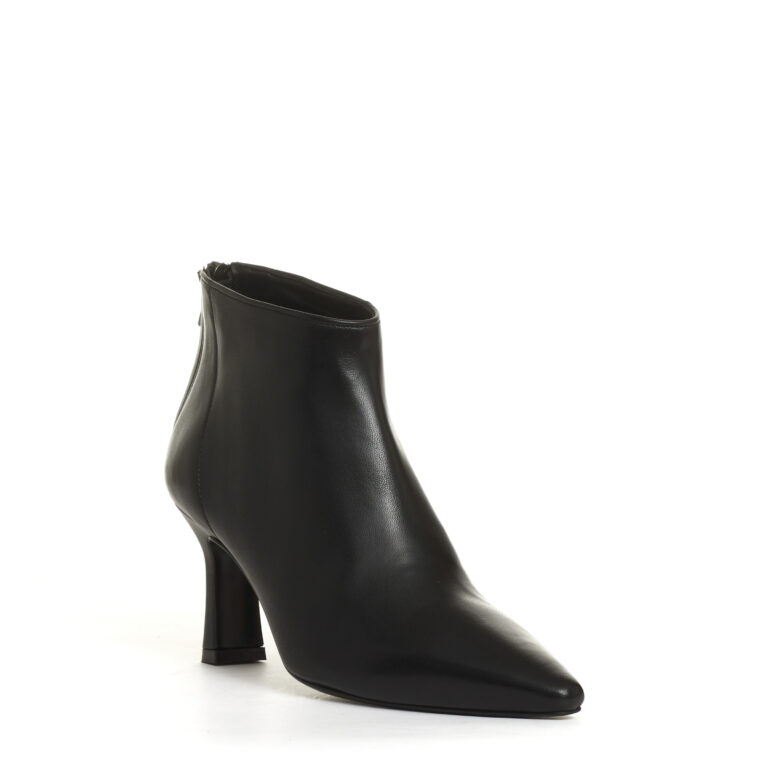 Sorelle Perego stivaletto pelle nera tacco 70 mm Promozione Limitata