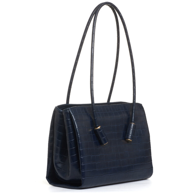 Sorelle Perego borsa in cocco blu Novità