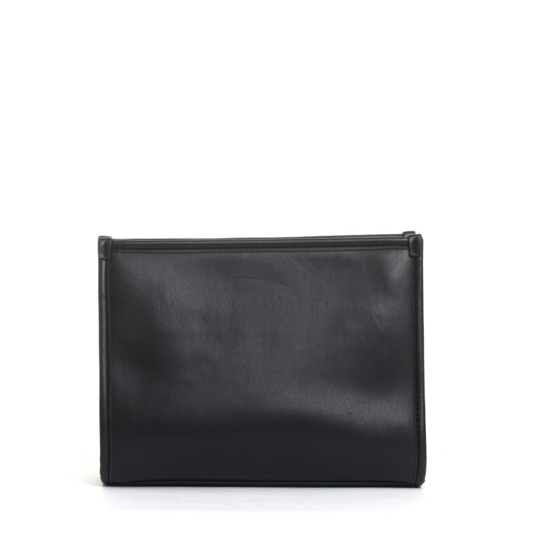 Sorelle Perego clutch nera con Teddy Rilascio limitato