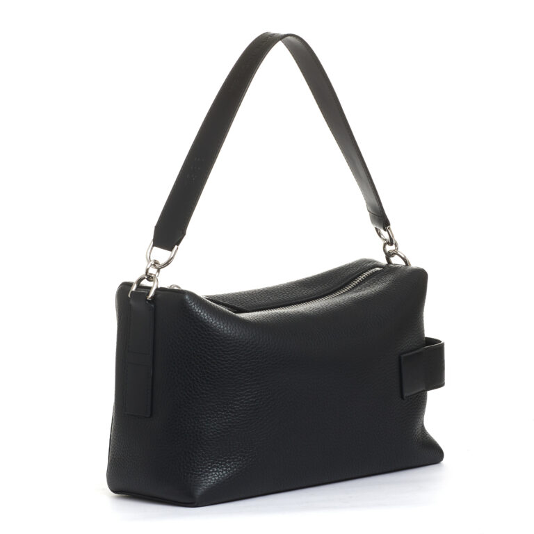 Sorelle Perego bauletto script pelle nera Hotsell