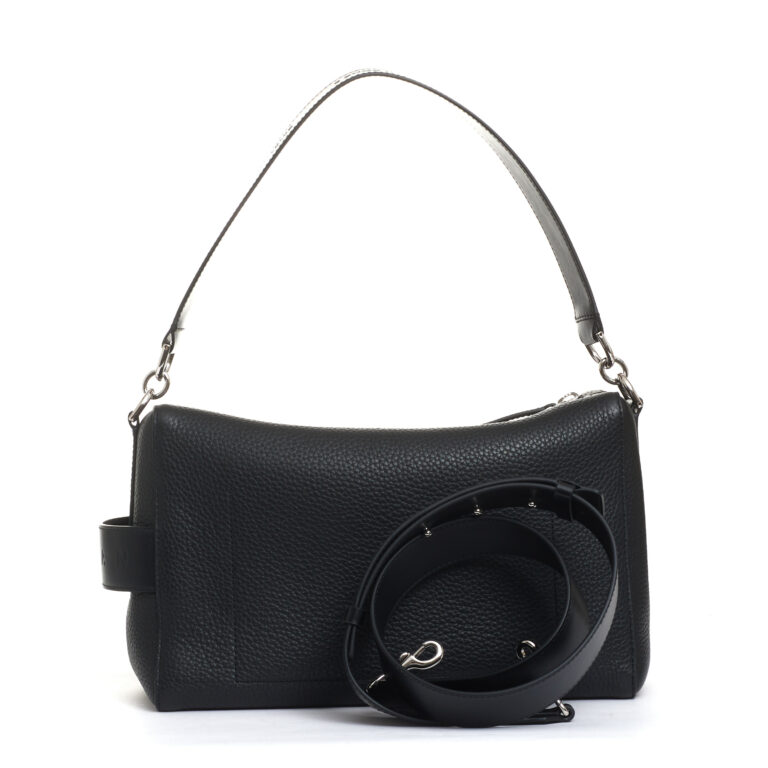 Sorelle Perego bauletto script pelle nera Hotsell