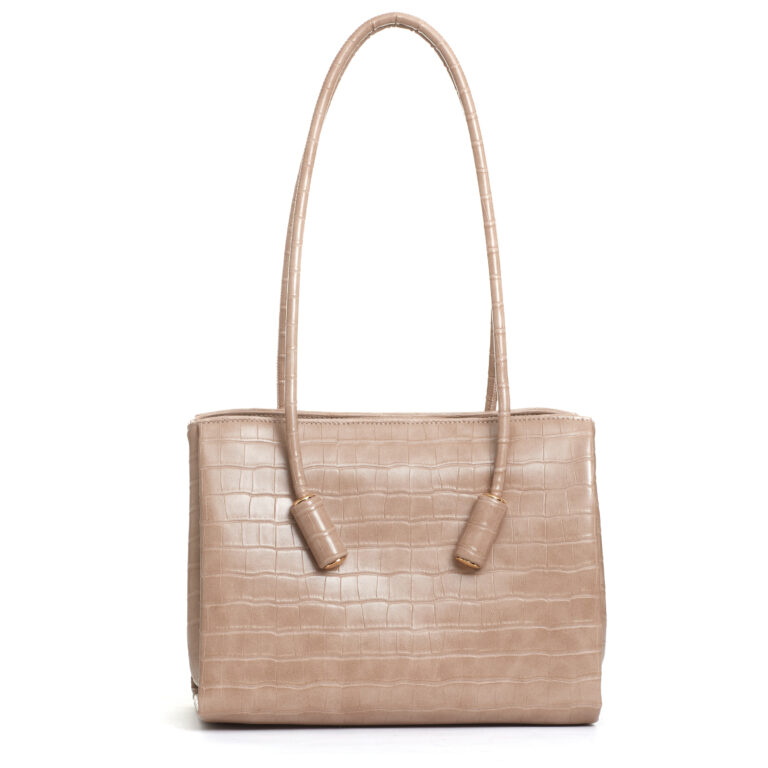 Sorelle Perego borsa in cocco taupe 2025