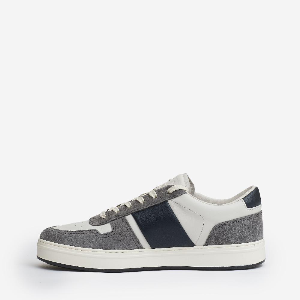 Sorelle Perego H TV sneakers pelle bianco grigio Prezzo Ridotto