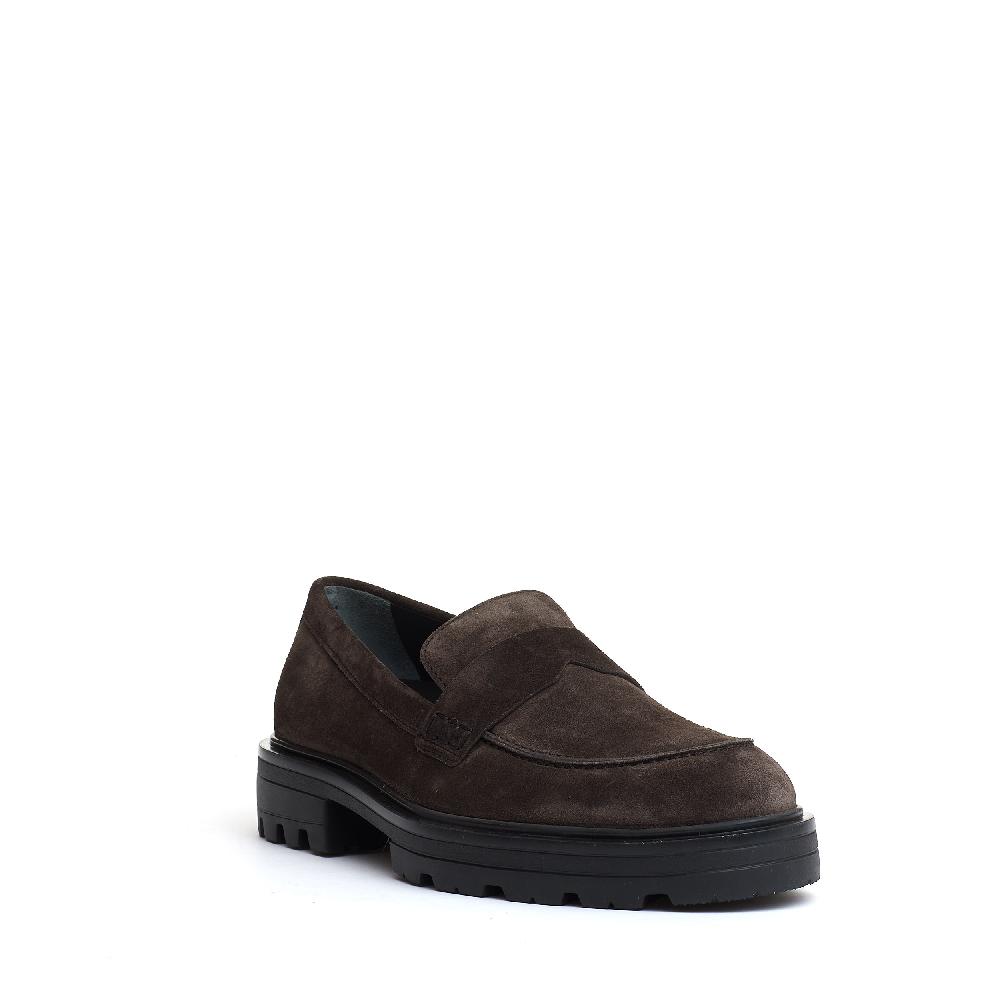 Sorelle Perego mocassino camoscio marrone carroarmato Offerta