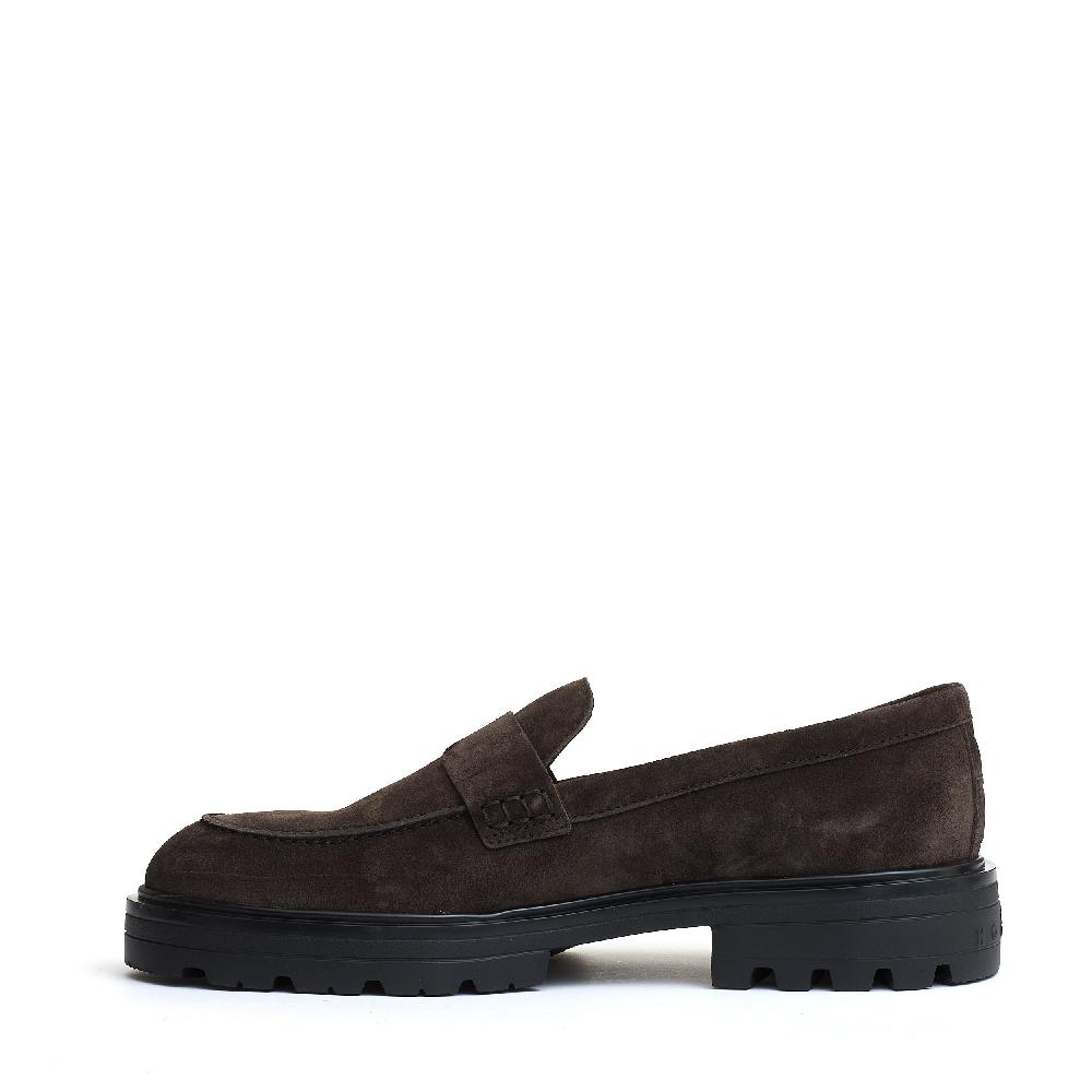 Sorelle Perego mocassino camoscio marrone carroarmato Offerta