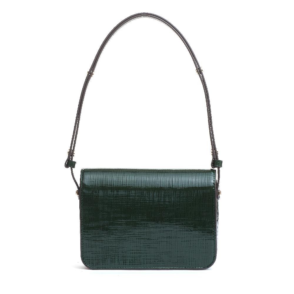 Sorelle Perego robinson crosshatched spazzolato verde Vendita Economica