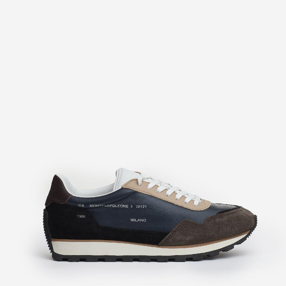Sorelle Perego running 86er camoscio pelle nero blu tortora Vendite Flash