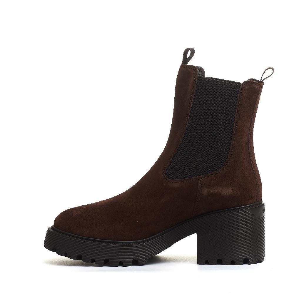 Sorelle Perego stivaletto camoscio marrone tacco 50 2025