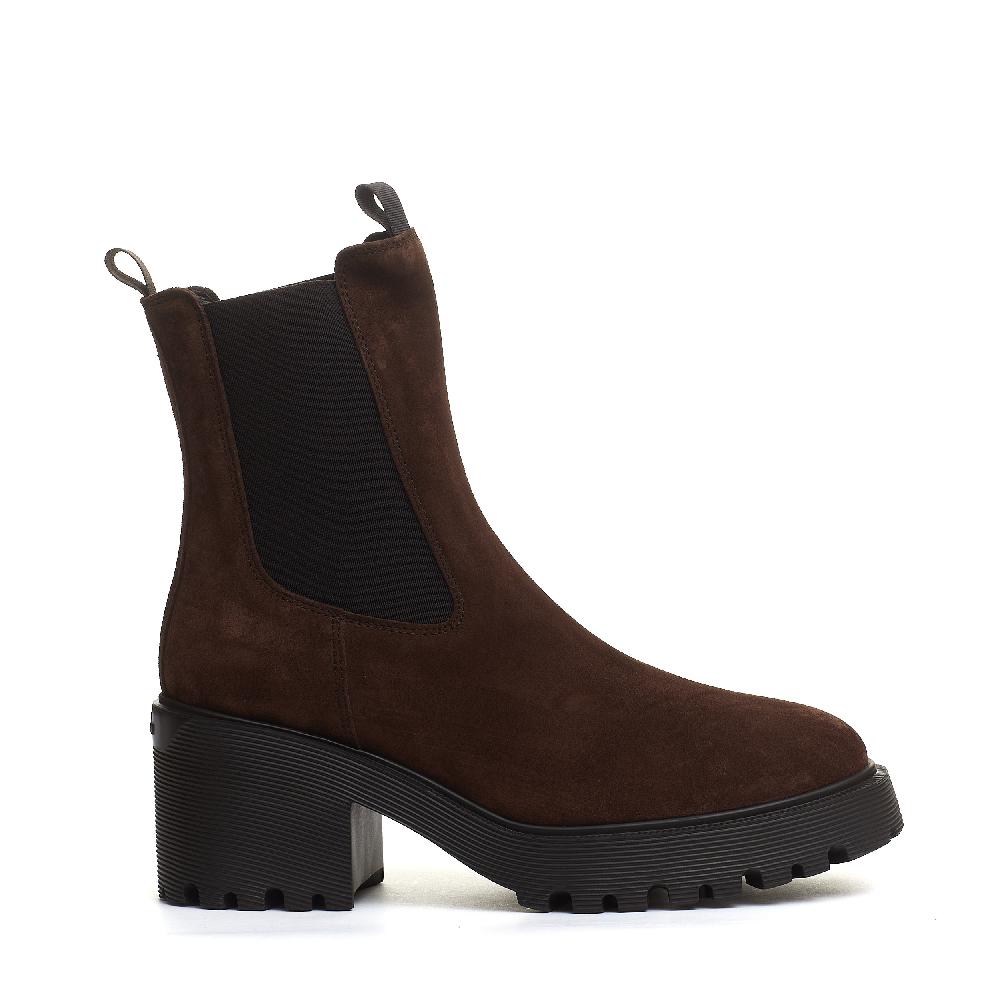 Sorelle Perego stivaletto camoscio marrone tacco 50 2025