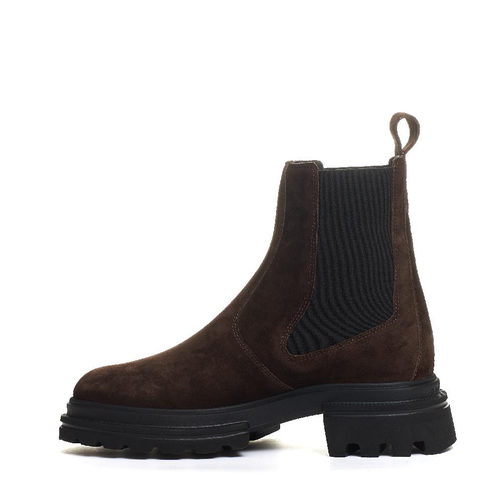 Sorelle Perego chelsea boot elastico camoscio marrone Fino Al -60%