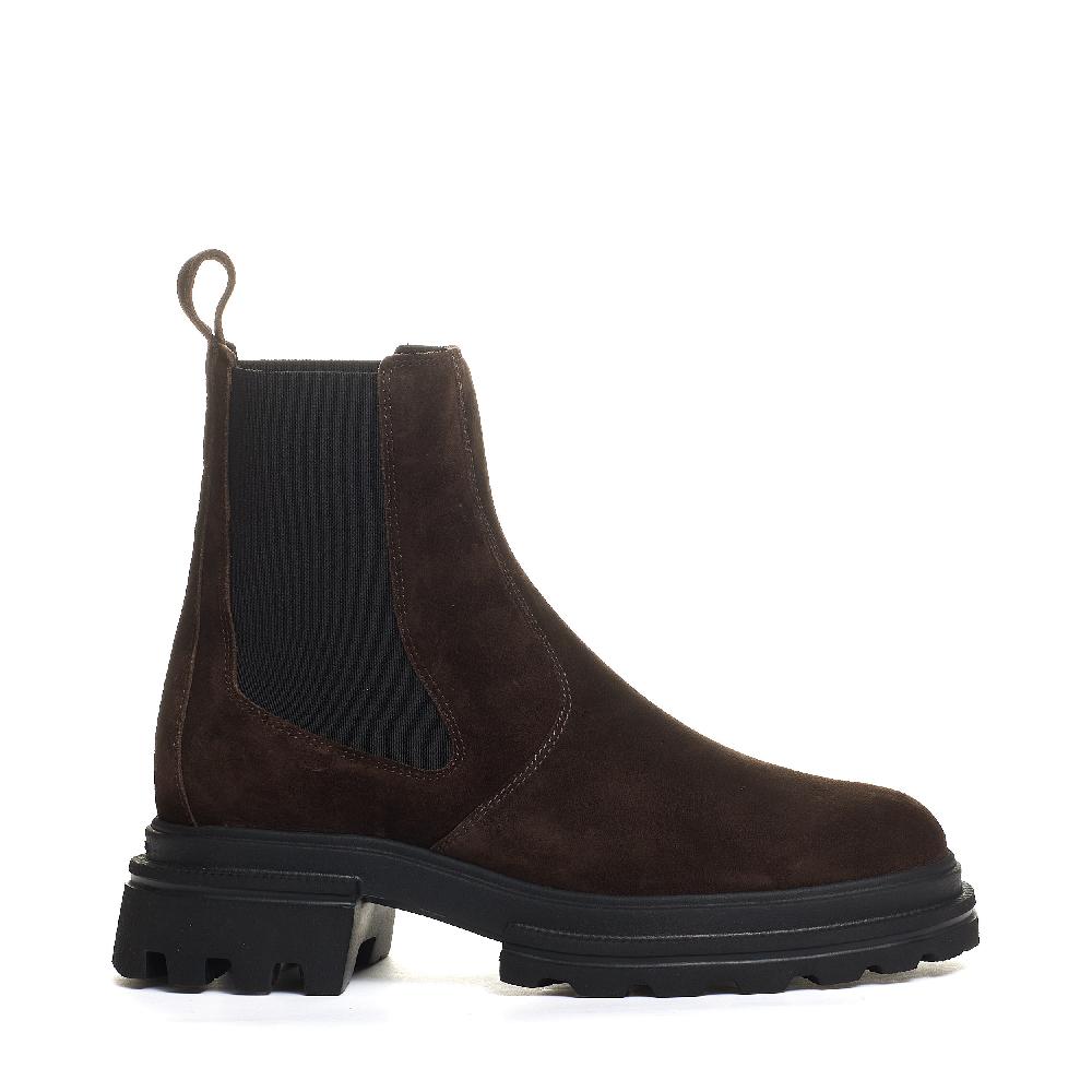Sorelle Perego chelsea boot elastico camoscio marrone Fino Al -60%
