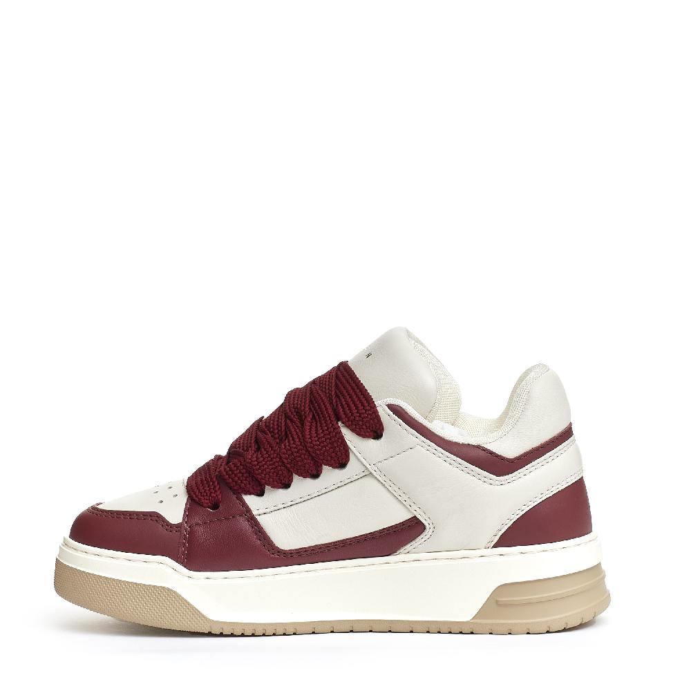 Sorelle Perego Chamallow pelle bianca bordeaux Offerta